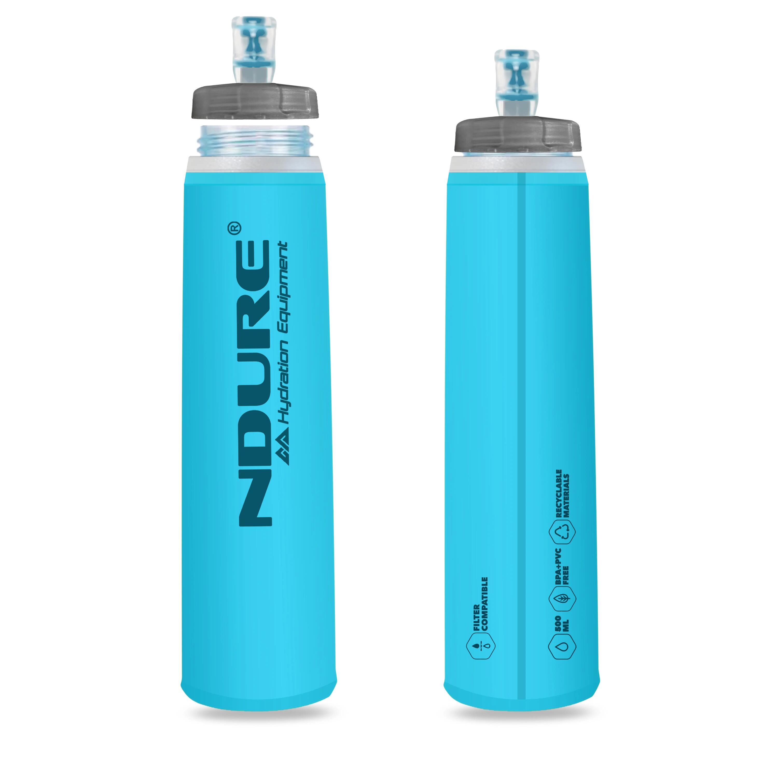 NDURE Soft Flask 500 ULTRA Confezione da 2 - Borraccia Morbida Pieghevole 2/2