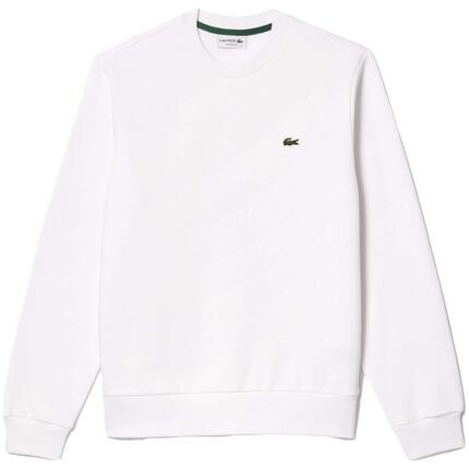 Sweat Lacoste modèle Sudadera Lacoste Cotton Eco Logo blanco pour homme