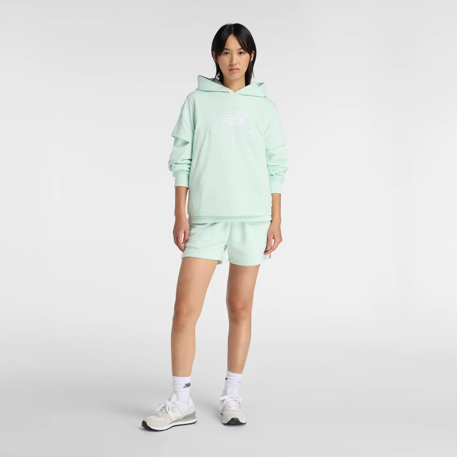 New Balance Sport Essentials Jersey Logo T-Shirt unisex donna/uomo, Acid Green 7/7