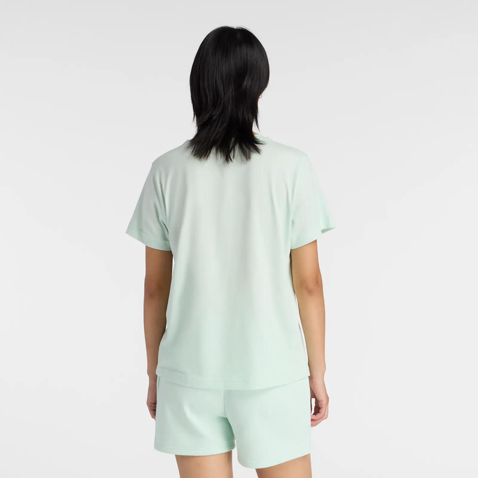 New Balance Sport Essentials Jersey Logo T-Shirt unisex donna/uomo, Acid Green 6/7