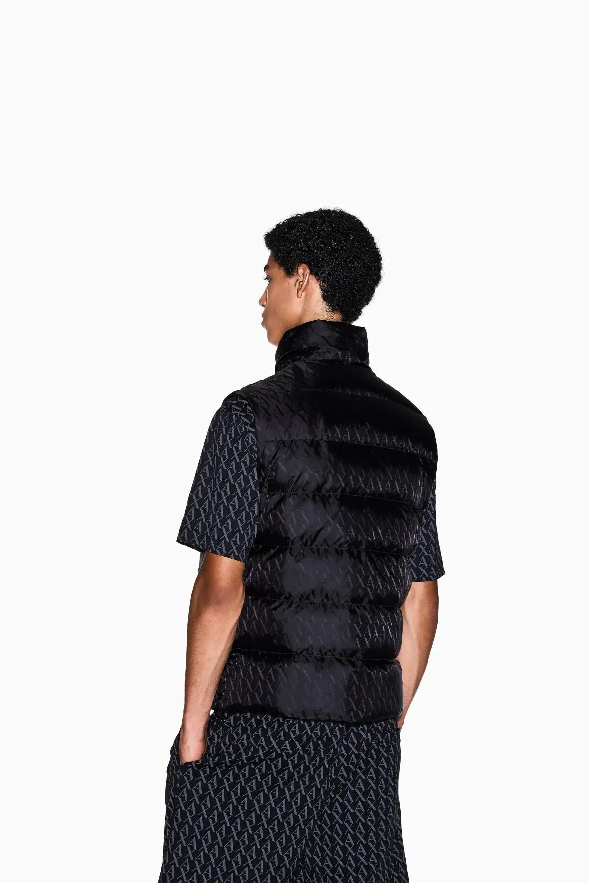 Armani Exchange Modelo Xm001581 Af1662 Down Waistcoat Cor Preto 5/5