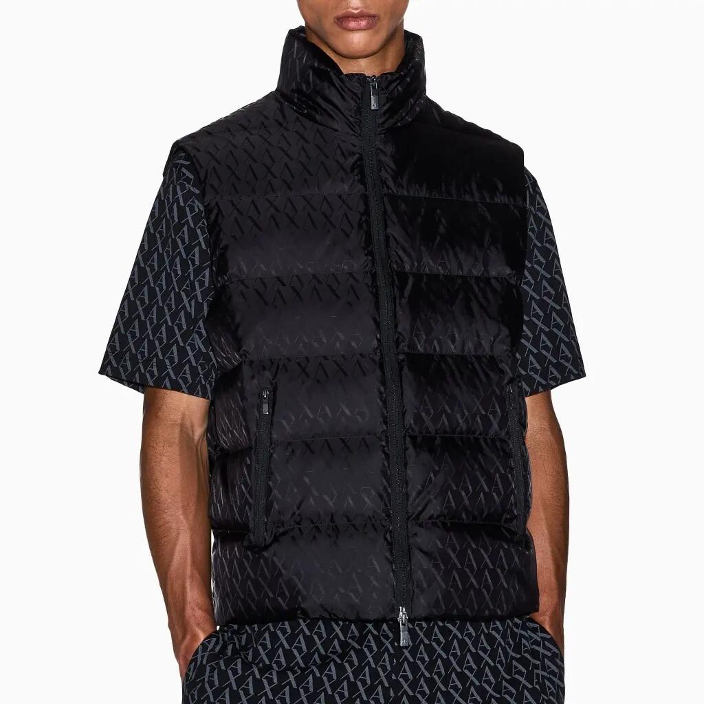 Armani Exchange Modelo Xm001581 Af1662 Down Waistcoat Cor Preto 3/5