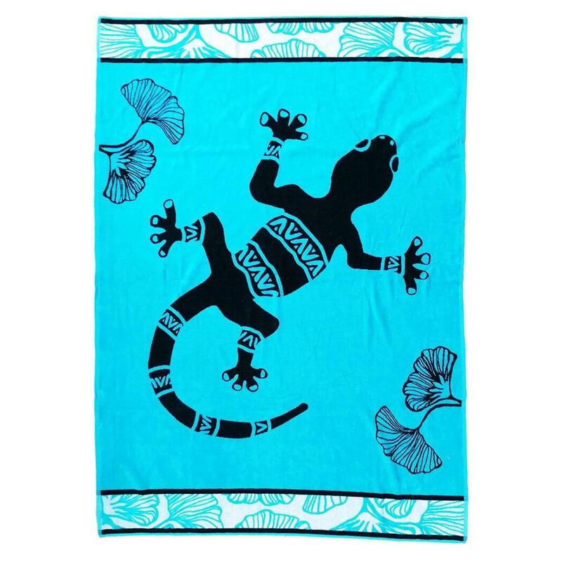Toalla de playa Jacquard King azul 140 x 200 cm
