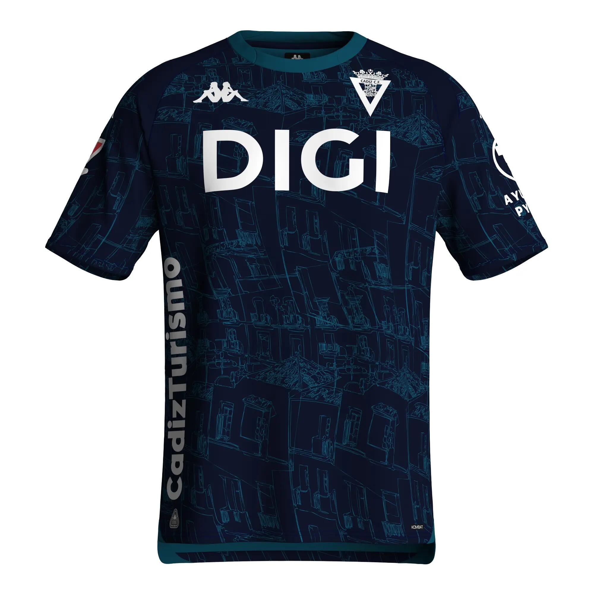 Camiseta juego - fútbol - hombre - reciclada, hydro-way - azul 2/3