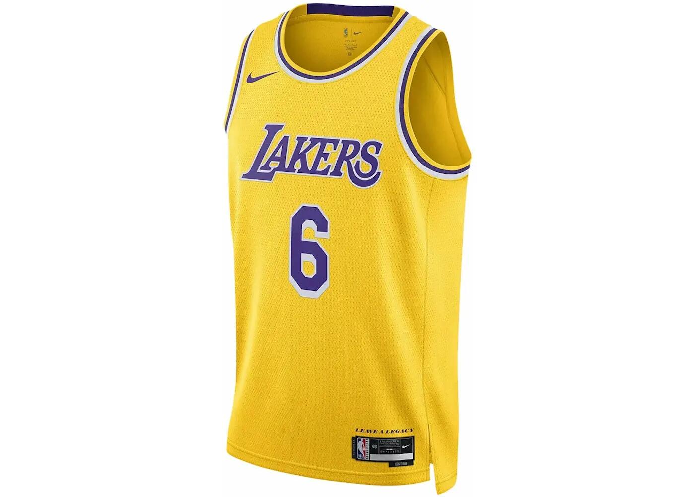 Maglia - basket - senza maniche limitata - LeBron - giallo 2/3