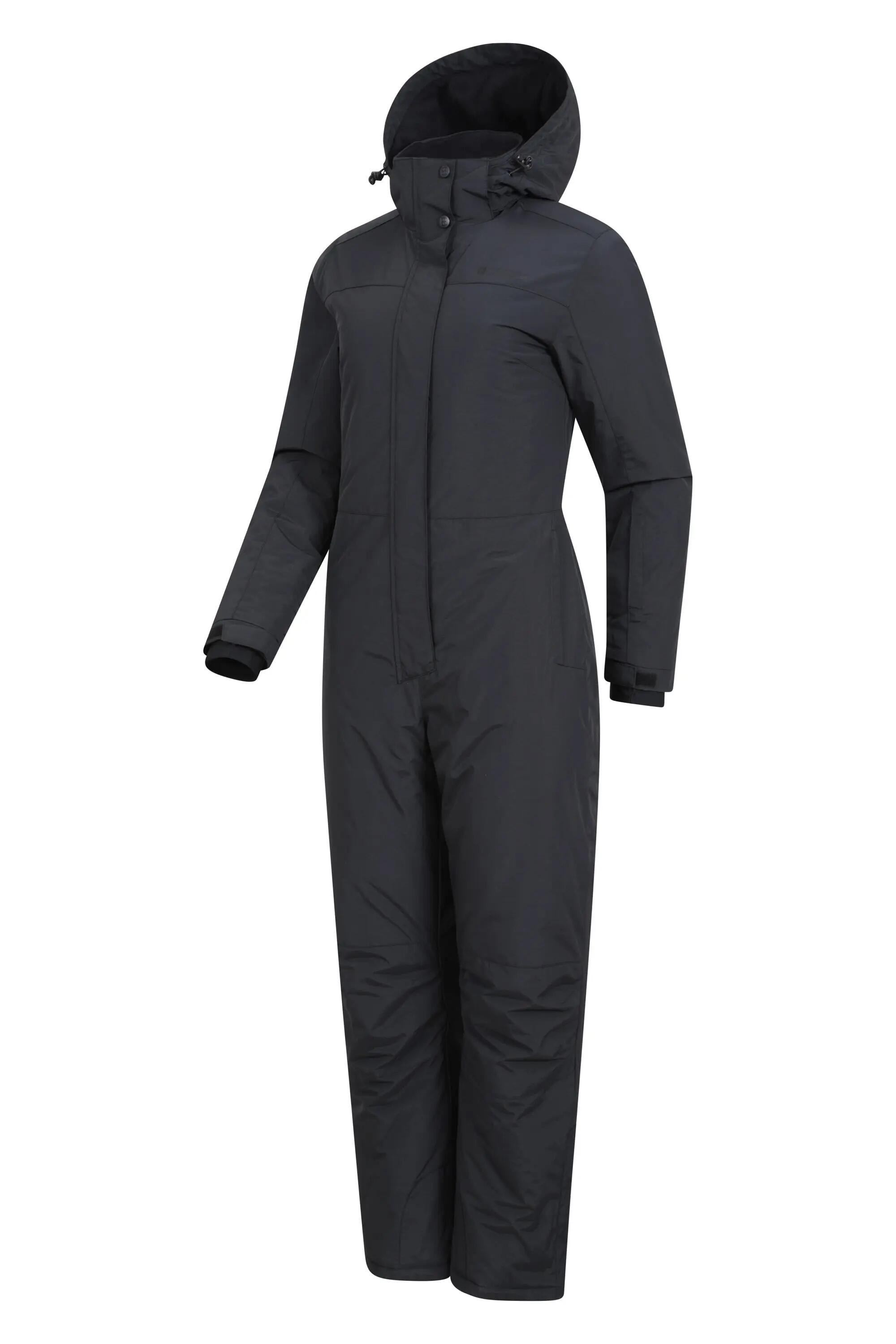 Combinaison de Ski Femme Une Pièce Imperméable Capuche Réglable, Cloud 14/15