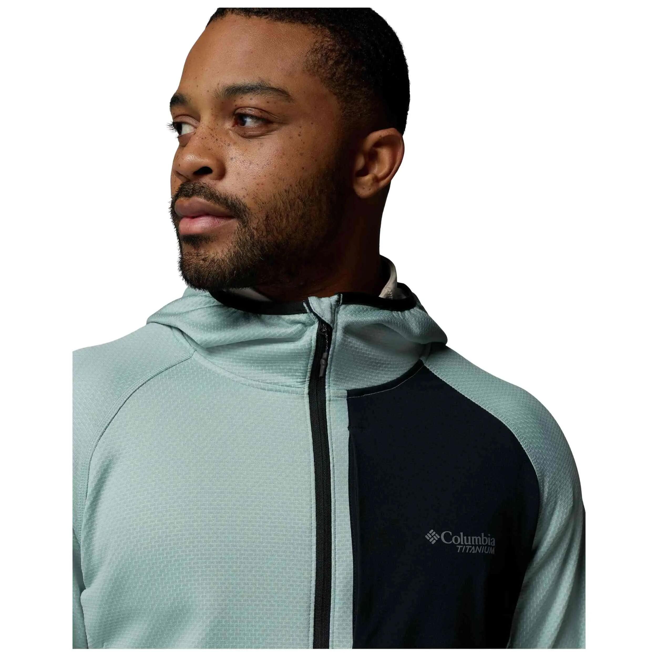 Sudadera con capucha Columbia modelo Forro polar con capucha Columbi para hombre 4/5