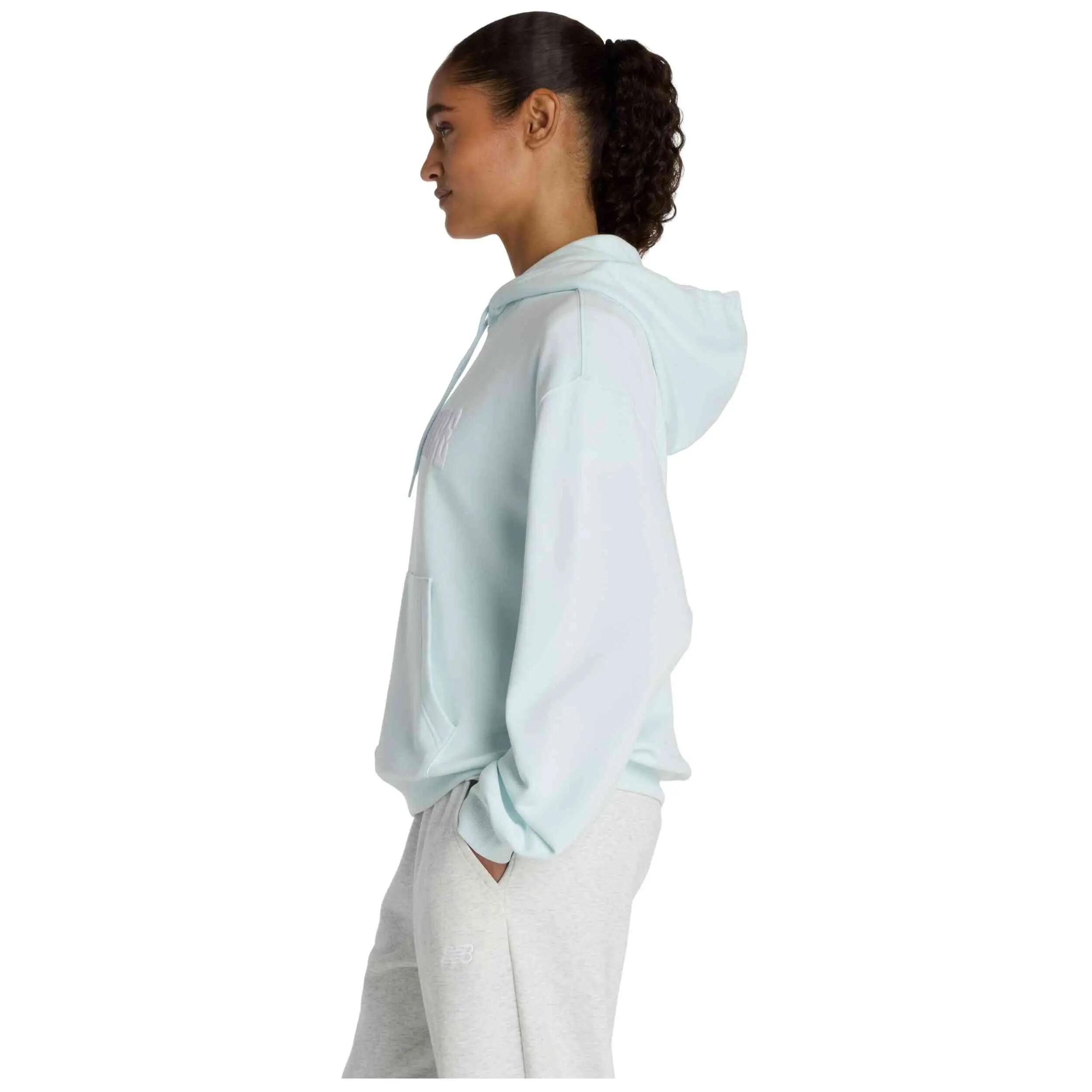 Camisola New balance modelo Sudadera con capucha New Balance Wavy O para unissex 2/7