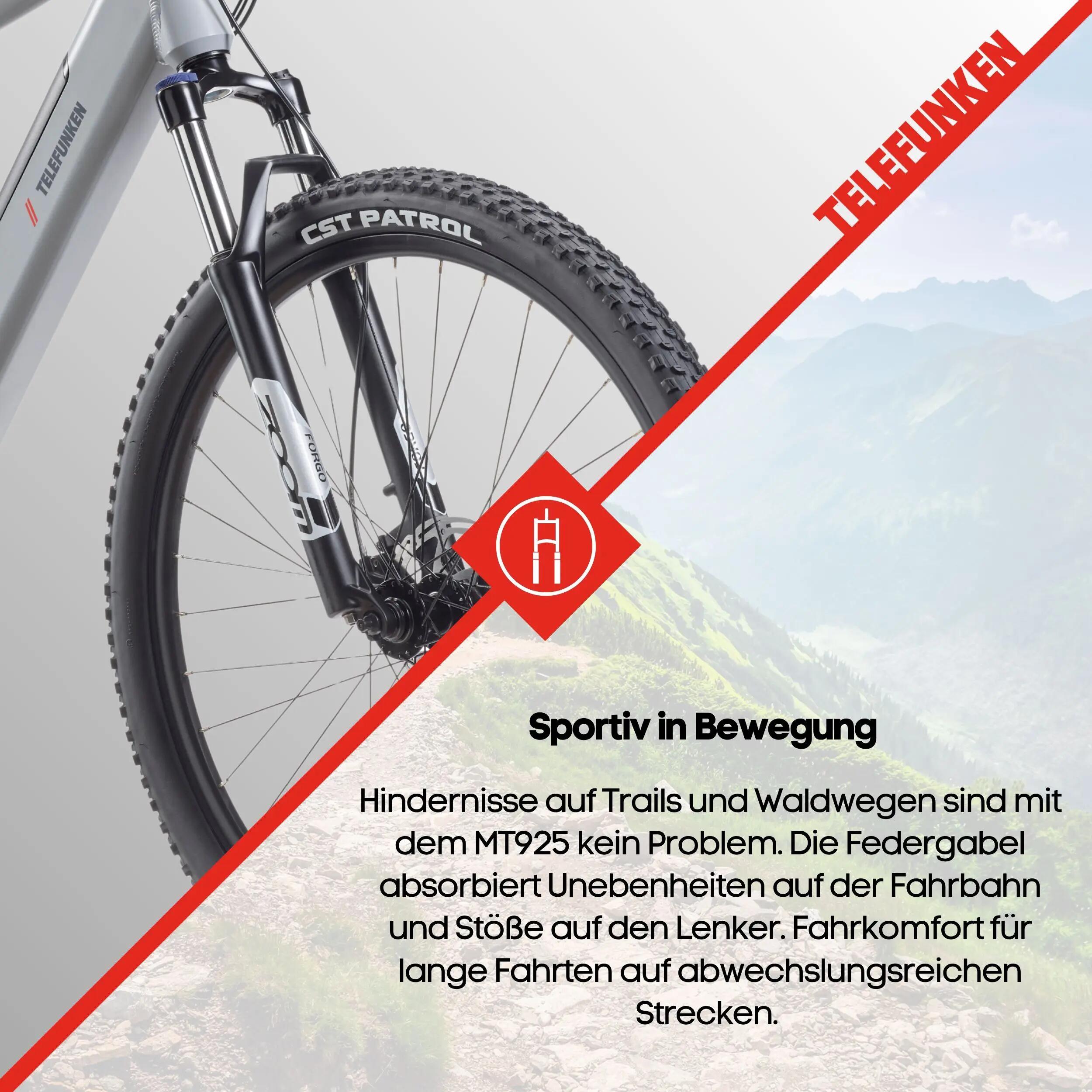 E-Bike MT925 29 Zoll 9-Gang Pedelec Mountainbike E-MTB Elektrofahrrad Hardtail 7/7