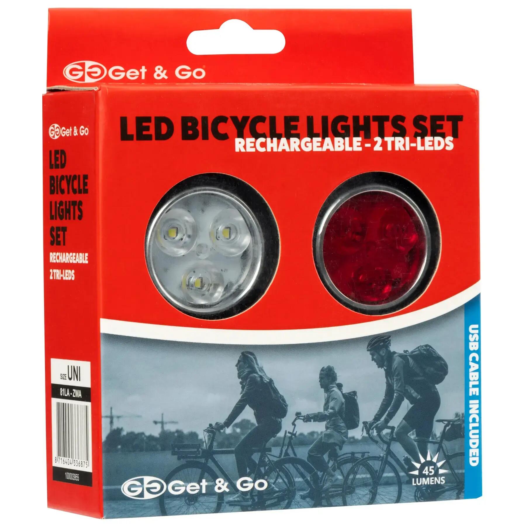 Get & Go® Vorder-/Rücklicht Tri-LED 45 2/2