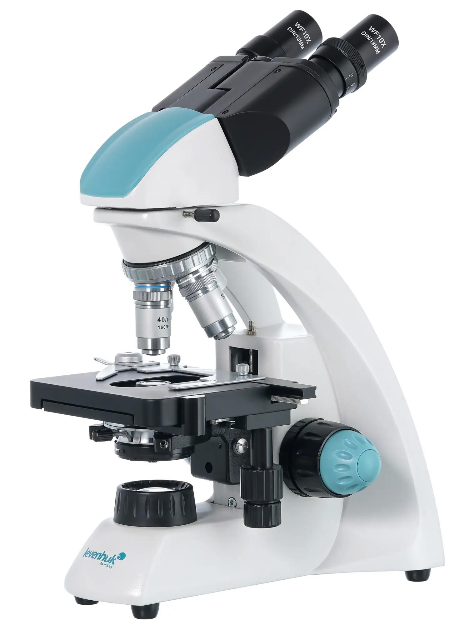 Microscopio binoculare 40-1000x acromatico alogeno - Levenhuk 500B 3/6