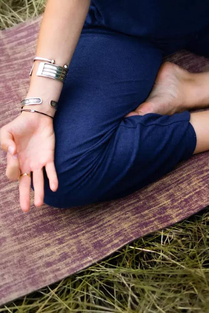 Pantalon de Yoga femme confort, anti UV PELIPA Bleu Navy 5/5