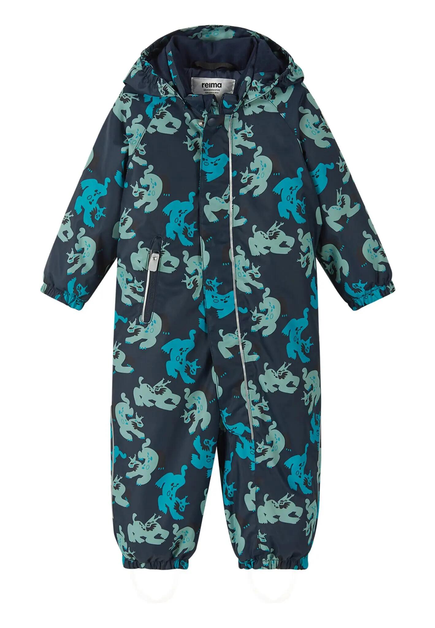 Tuta da neve per bambini piccoli tec Puhuri Navy 1/5