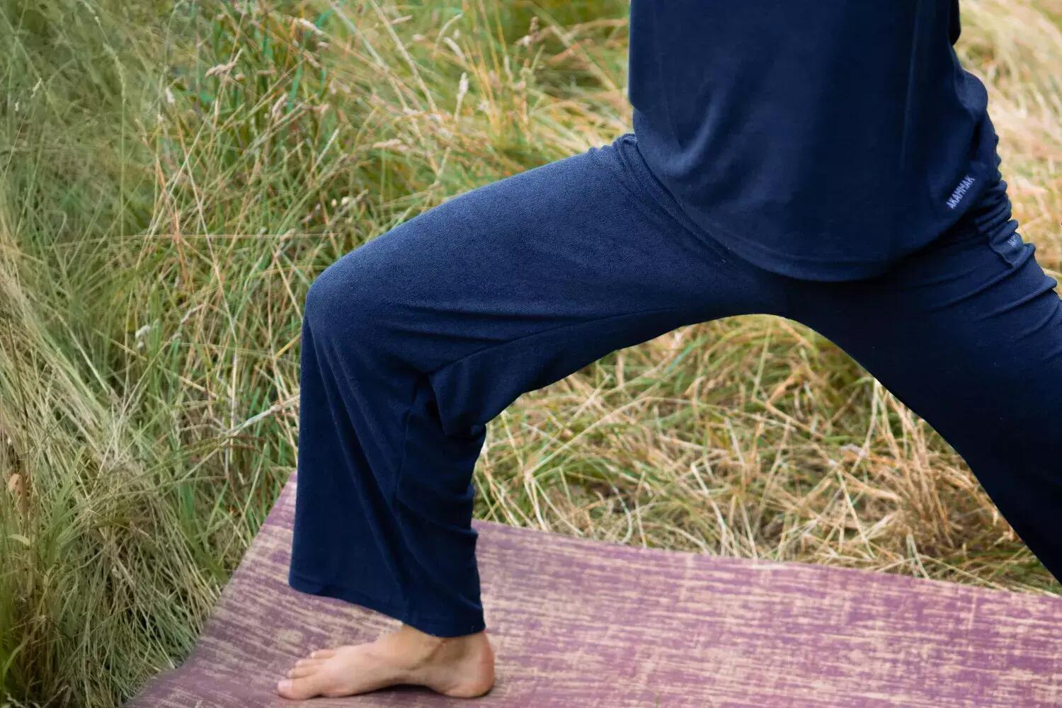 Pantalon de Yoga femme confort, anti UV PELIPA Bleu Navy 4/5