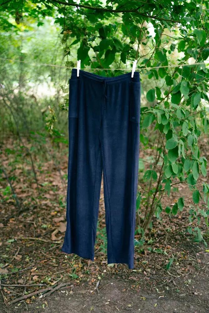 Pantalon de Yoga femme confort, anti UV PELIPA Bleu Navy 3/5