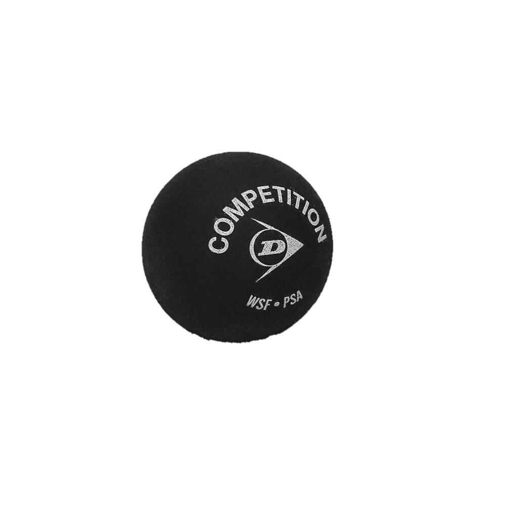 DUNLOP Competition Squash Balls (Pack of 12) (Black)