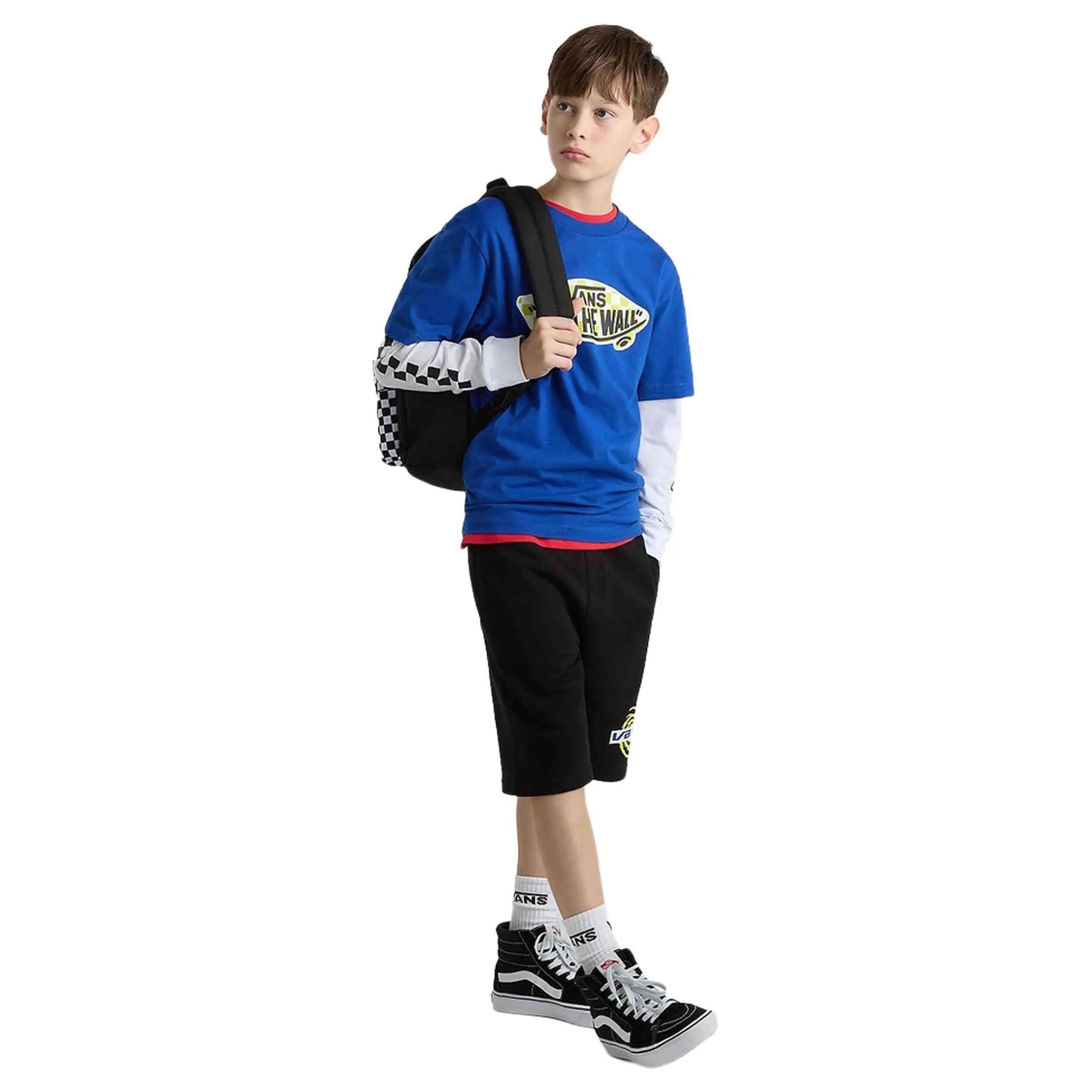 Camiseta de manga corta Vans modelo VN0002R4CG41 para niños 2/4