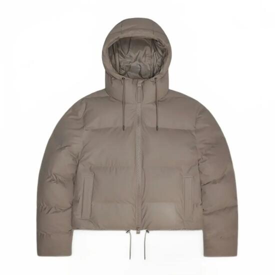 Giacca Rains Modello Alta Short Puffer Jacket W3t Colore Nero