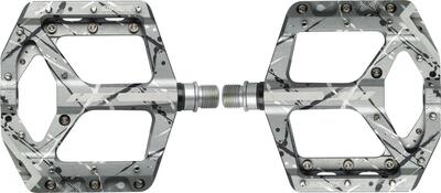 Paar platte pedalen ht components supreme ans10 camo grijs