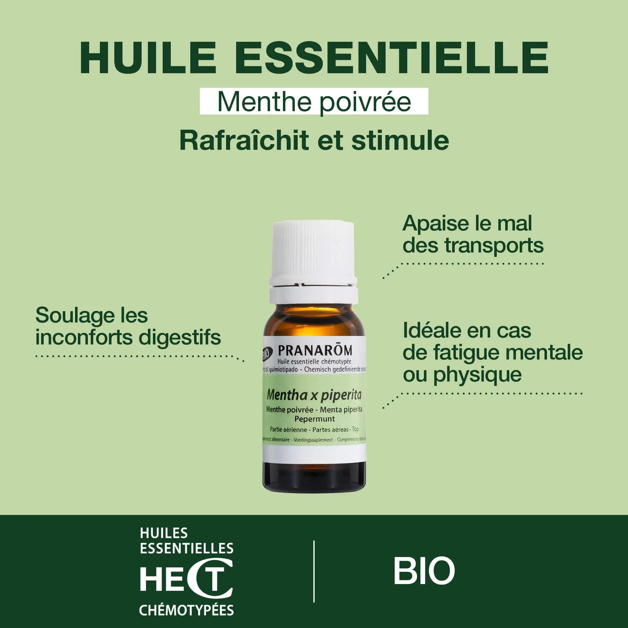 Huile essentielle - Menthe poivrée - Bio 5 ml 4/4