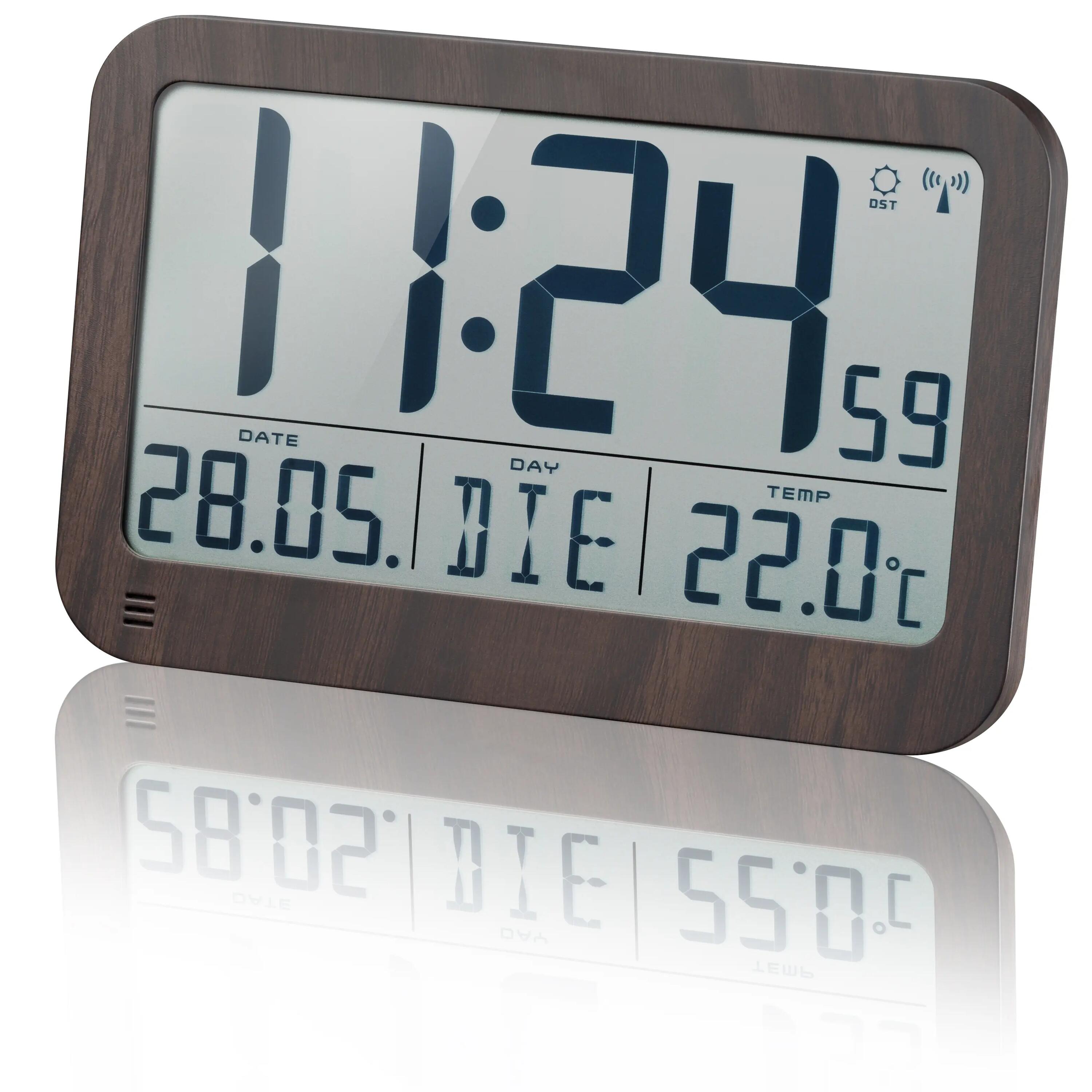Orologio da tavolo e da parete  MyTime MC LCD effetto legno 225x150 mm 2/5