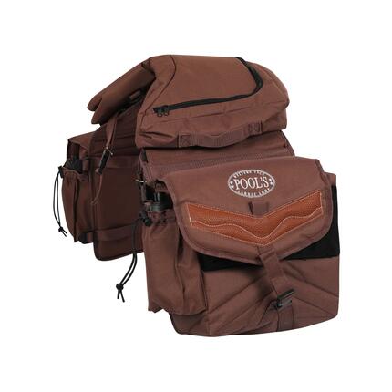 Deluxe satteltasche mit 3 taschen für pools
