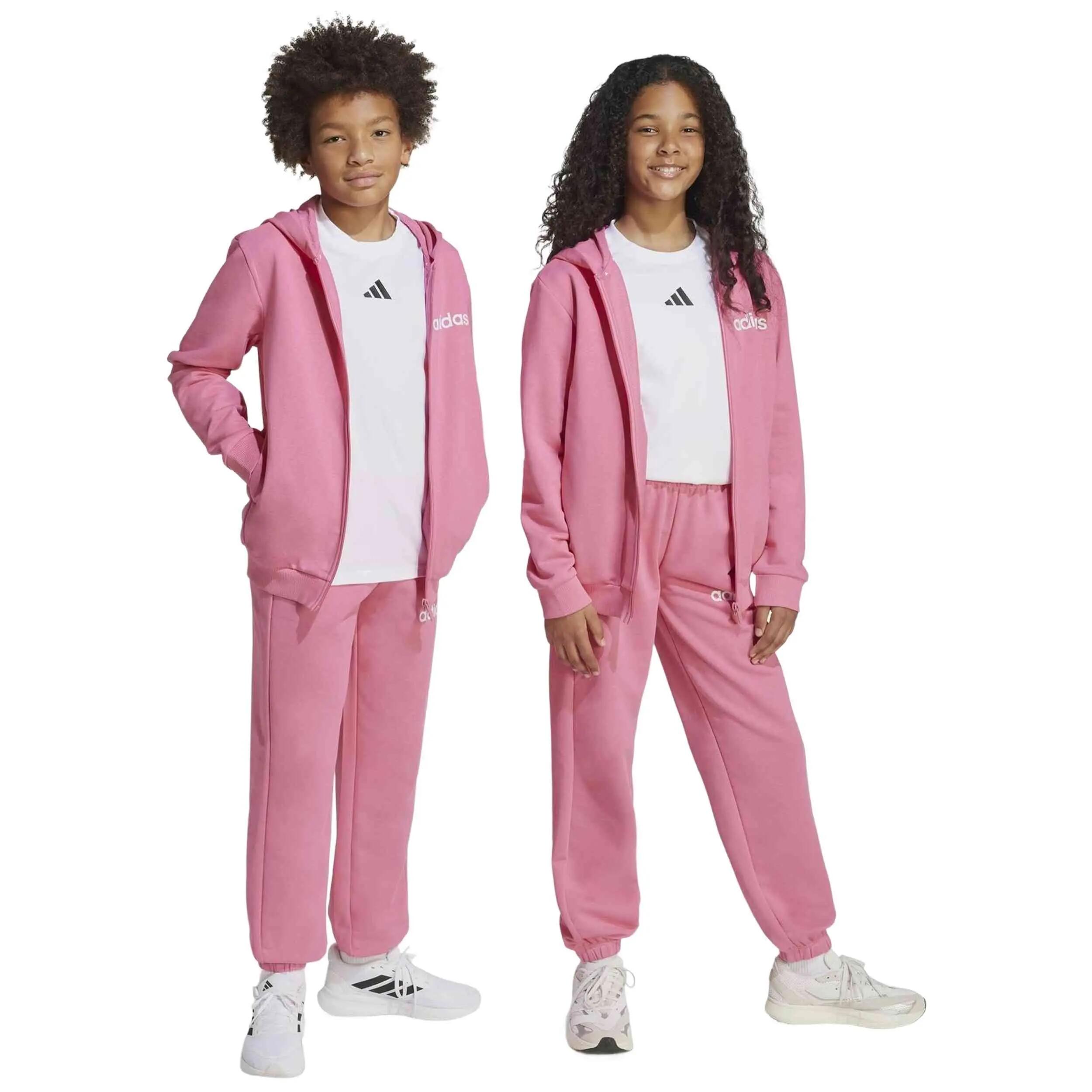 Trainingspak set Adidas model Chándal adidas Essentials rosa voor unisex jongens 2/5