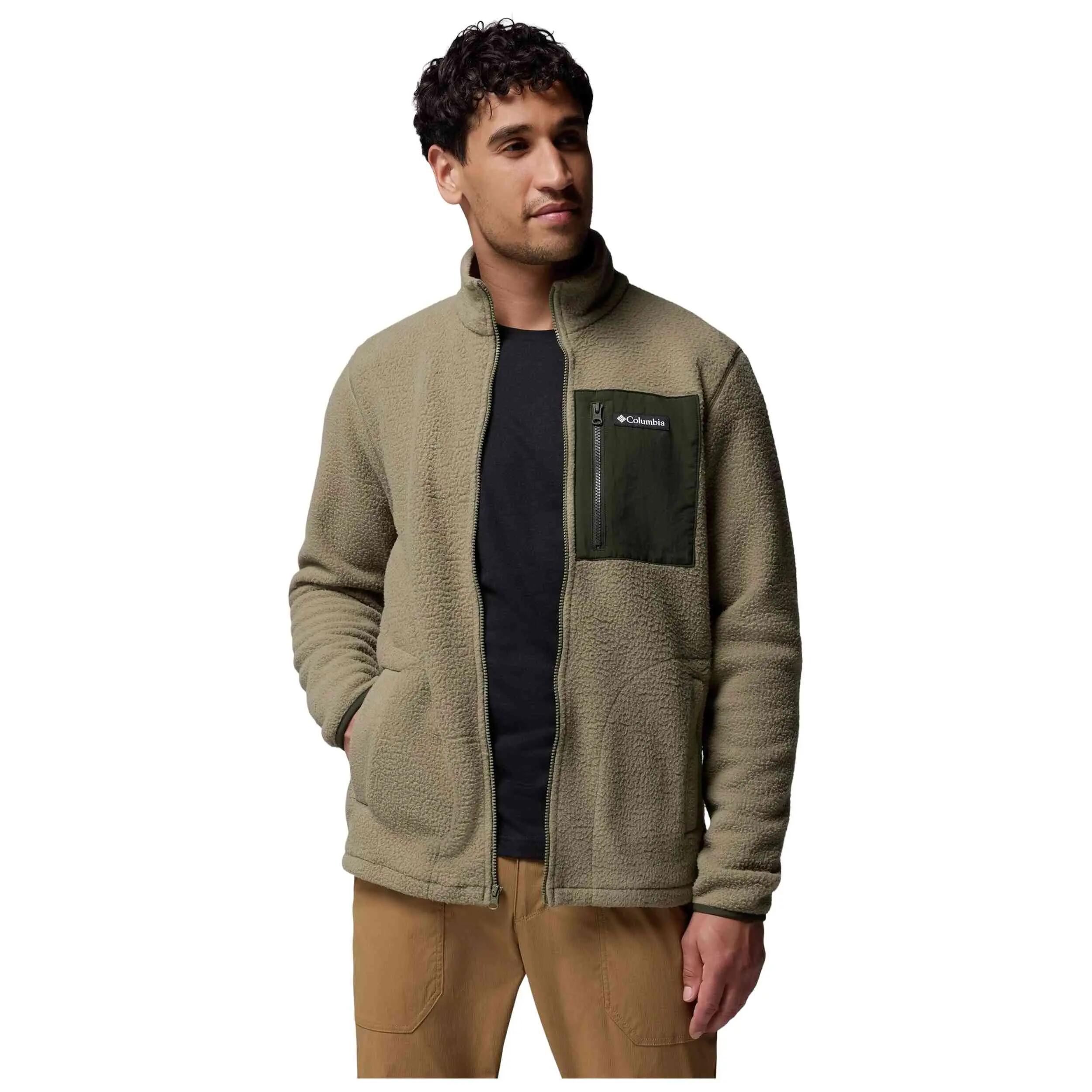 Sudadera Columbia modelo Forro polar Columbia Jasper Ridge Pebbled F para hombre 4/5