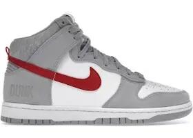 Scarpe - walking - uomo - Dunk High - Light Smoke Grey/Gym Red