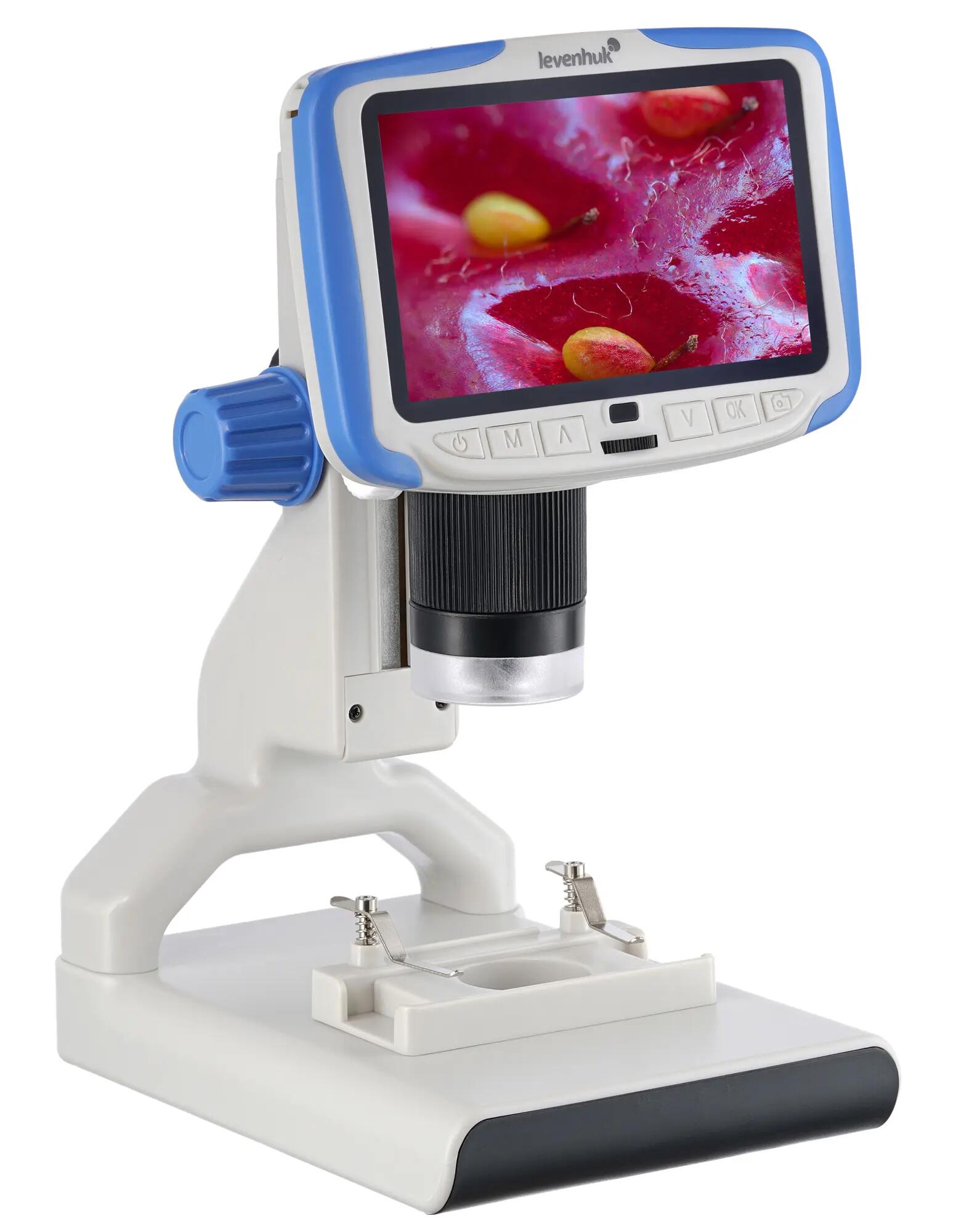 Microscopio digitale - LCD 5'' , 12MP, 7–200x - Rainbow DM500 4/6