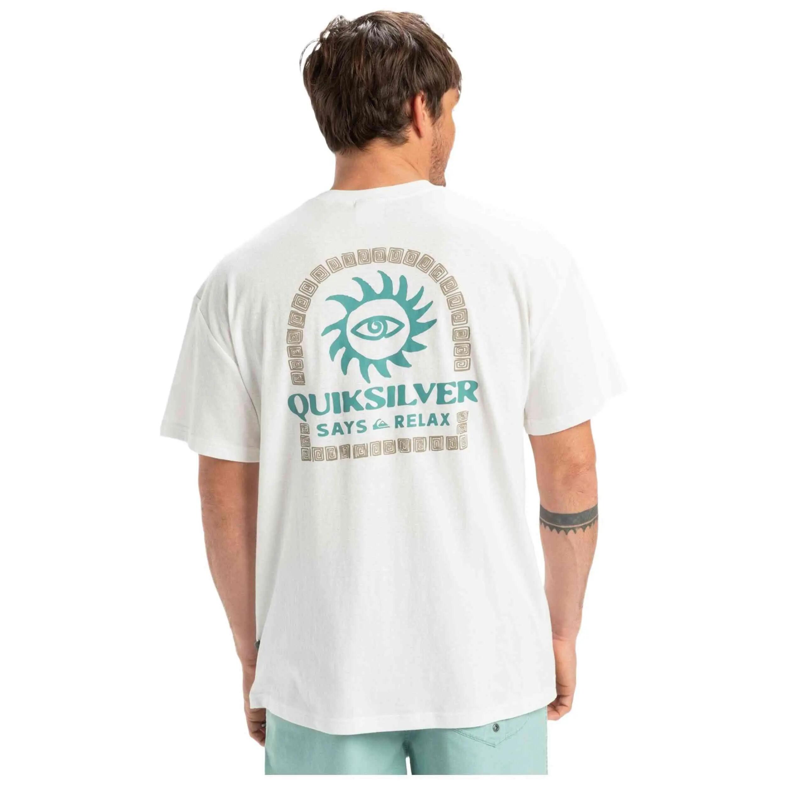 Camiseta de manga corta Quiksilver modelo EQYZT08028-WBK0 para hombre 4/5