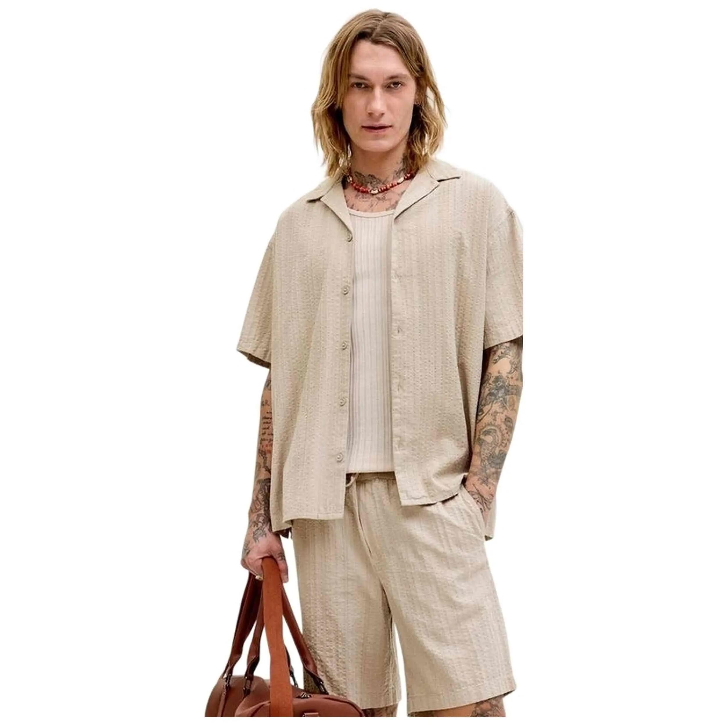 Maglia a maniche corte Jack&jones modello 12289457-BEI per uomini 4/5