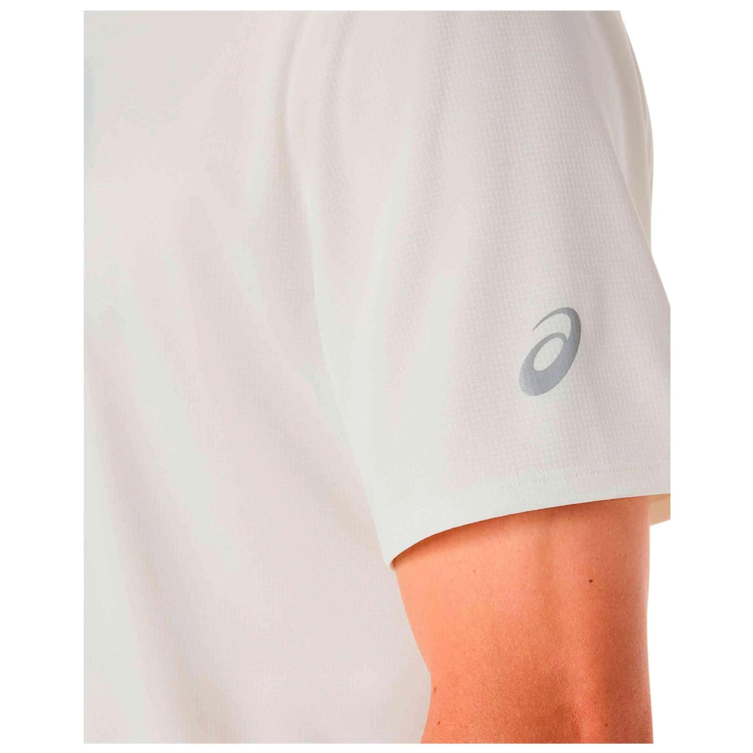 T-shirt Asics modèle Camiseta ASICS Fujitrail Logo manga corta blan pour unisexe 5/5