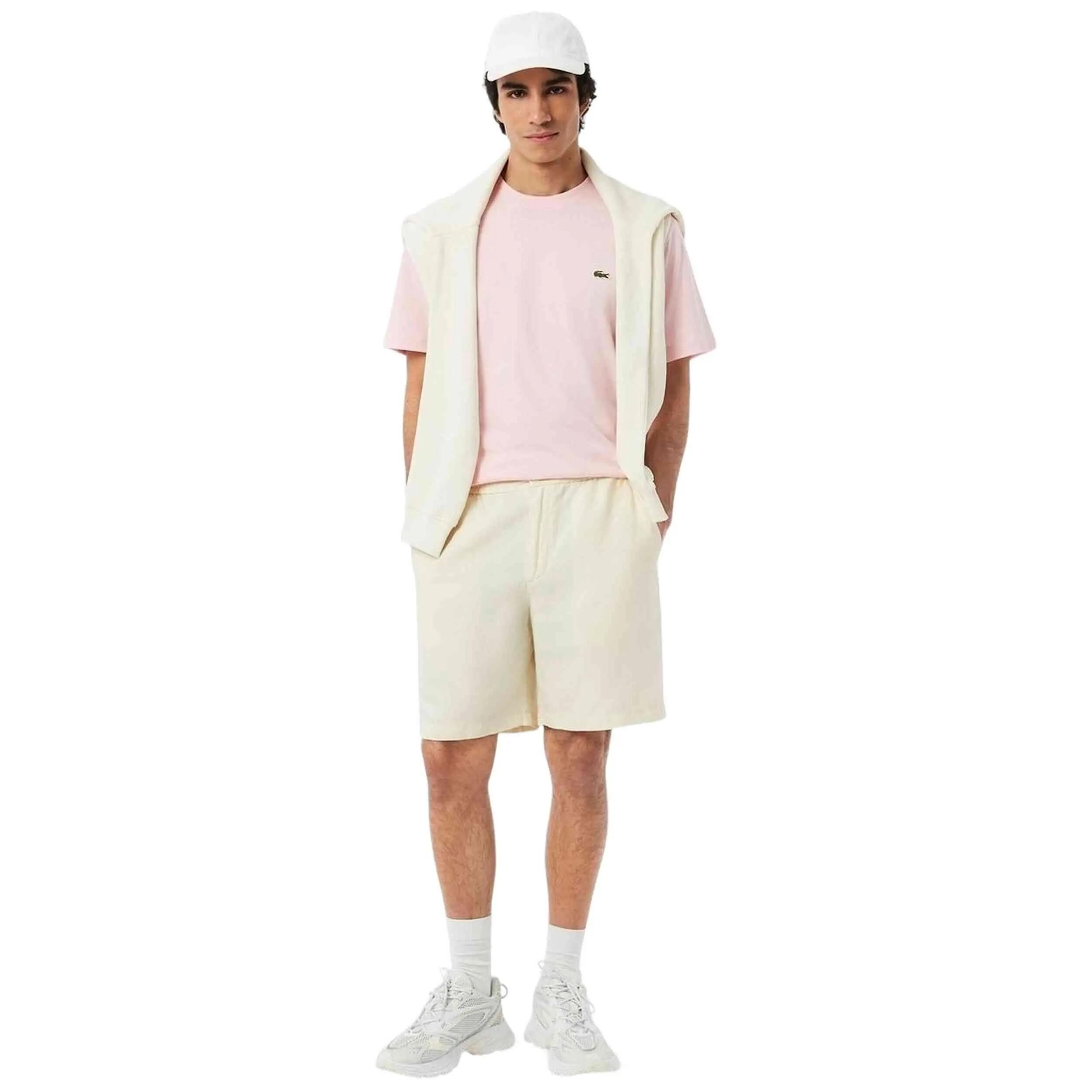 Maglia a maniche corte Lacoste modello CREWNECK T-SHIRTS MALE AD per uomini 4/5