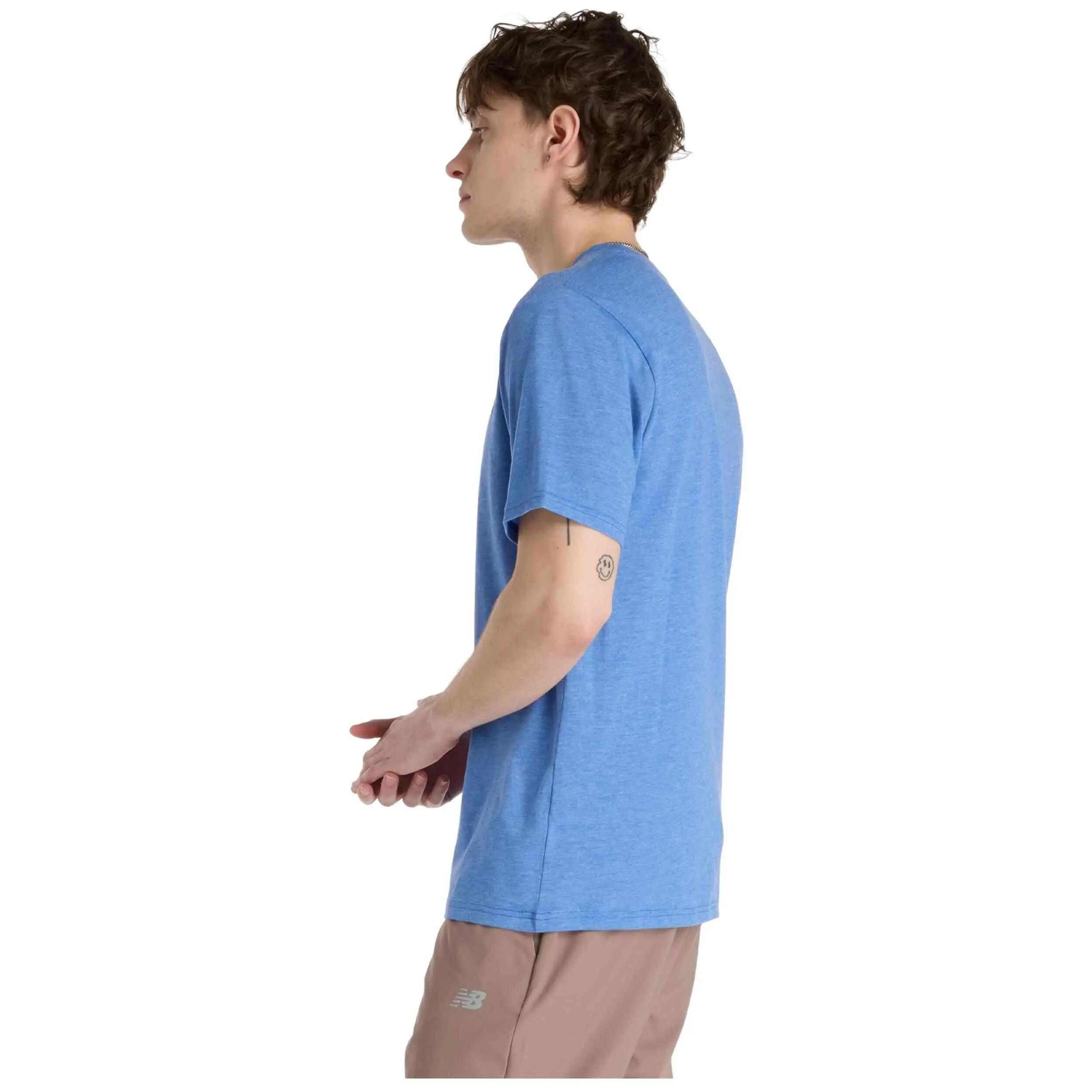 T-shirt met korte mouwen New balance model Camiseta New Balance Heat voor unisex 3/5