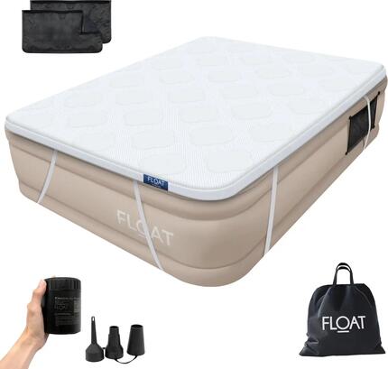 Matelas gonflable - Camping - 2 personnes, pompe électrique - CloudSpring