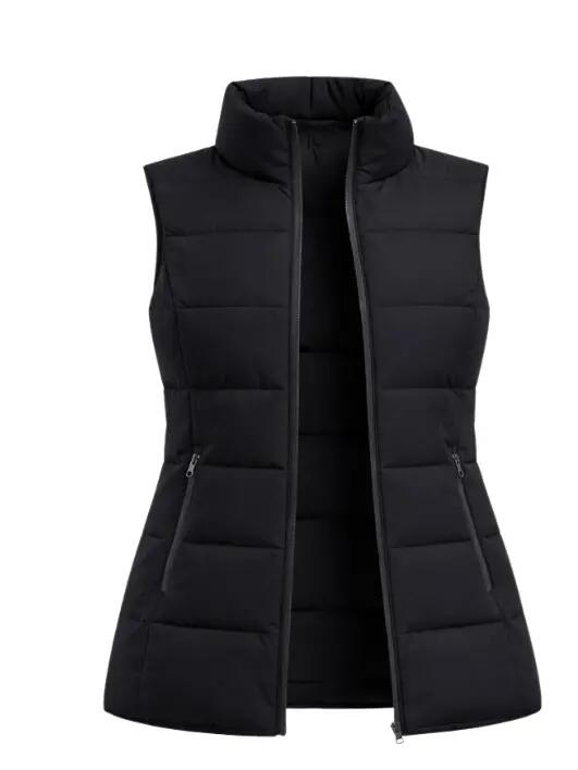 Gewatteerde Heated Bodywarmer Dames - Zwart - Dual Heating 4/5