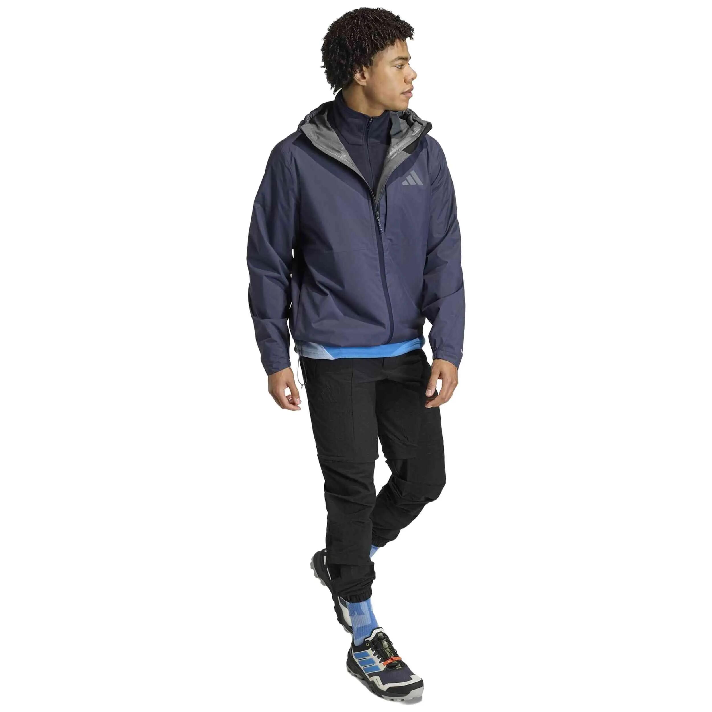 Regenjas Adidas model Chubasquero adidas Terrex Multi 2.5 Layer azul voor mannen 3/5