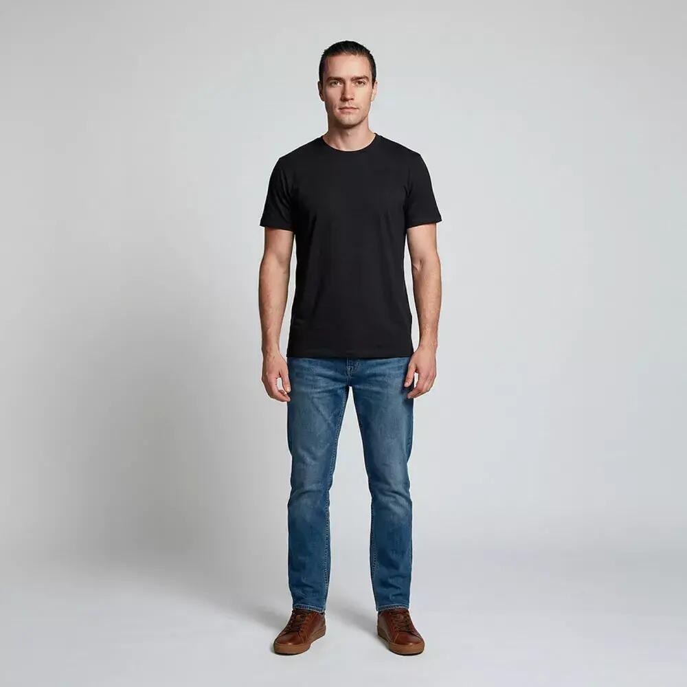 T-shirt de Balade en forêt homme biologique TIRO Noir 3/3