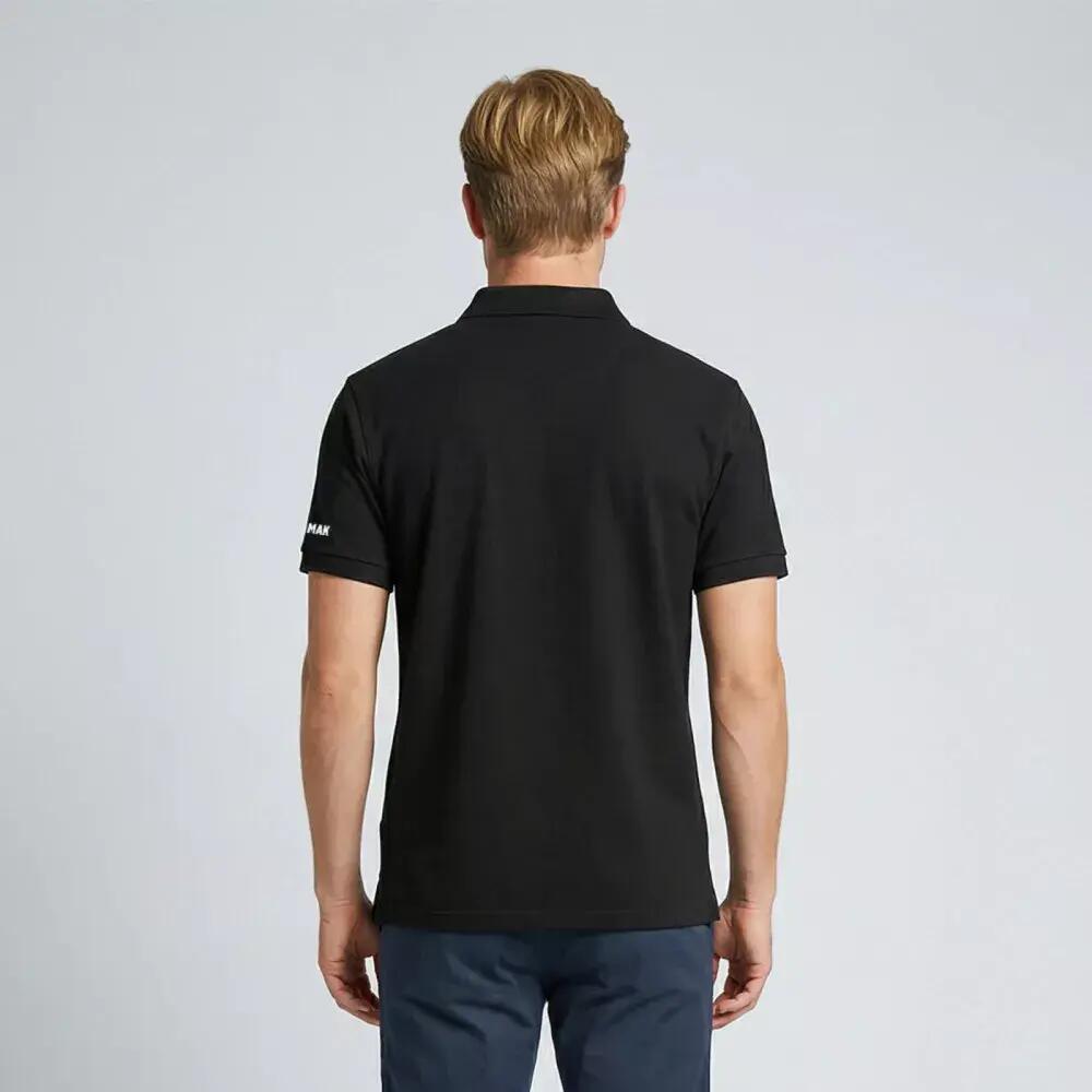 Polo de Randonnée homme Thermorégulant, anti UV LOPI Noir 2/3