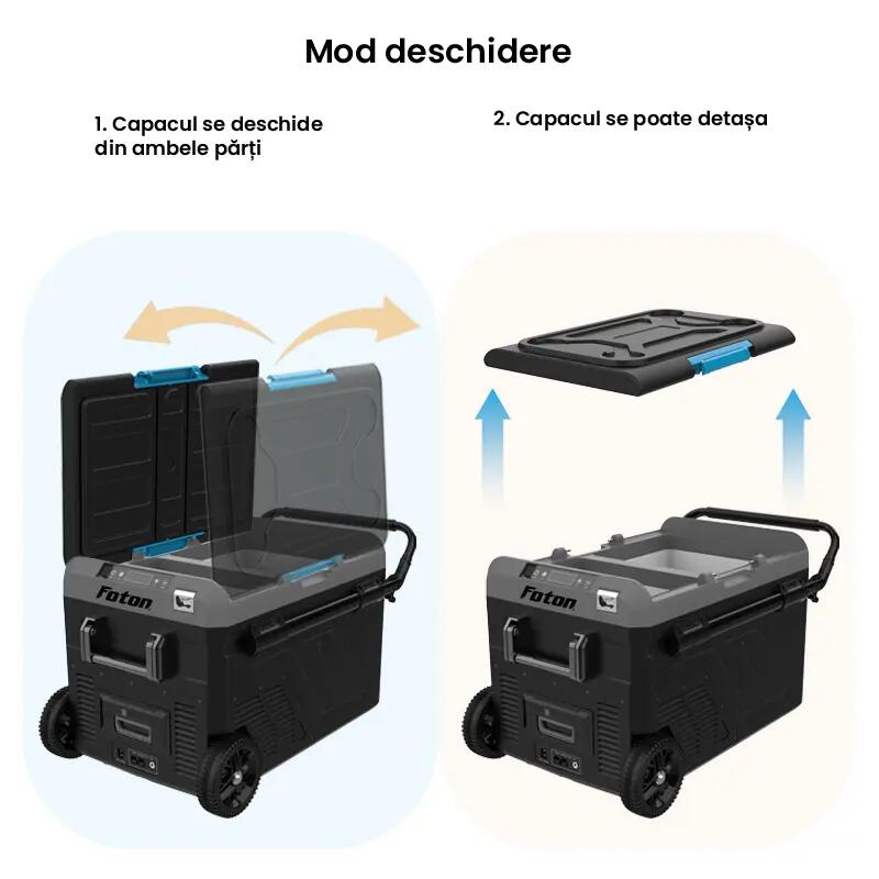 Frigider/Congelator auto cu doua zone -20°C cu Bluetoooth 5/9