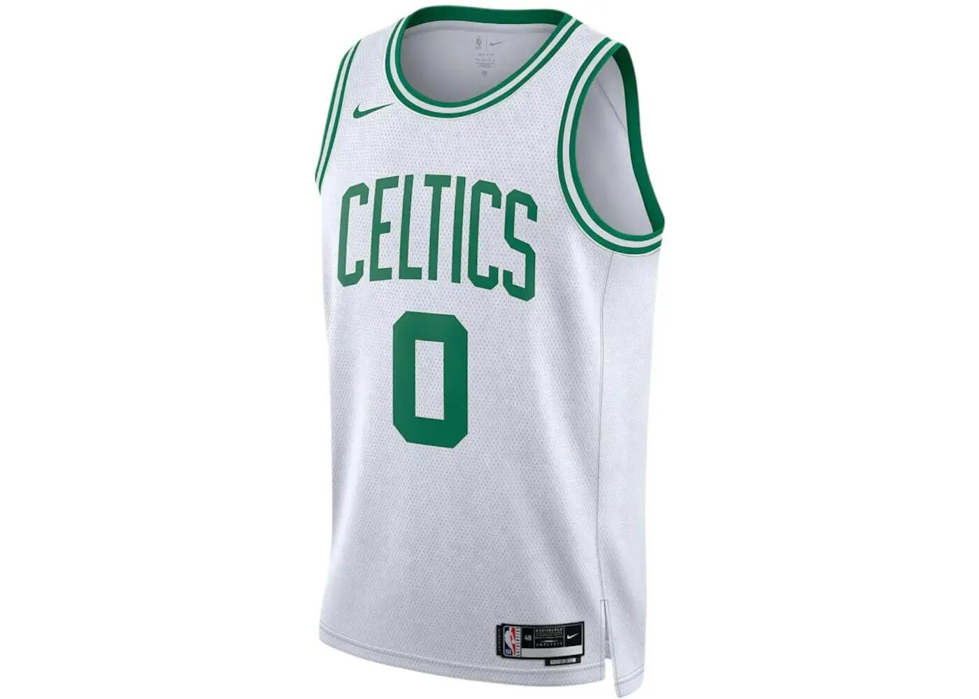 Maglia - Basket - Uomo - smanicata - Tatum - Bianco/Verde 2/3