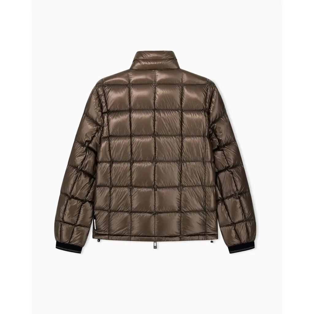 Jaqueta Armani Exchange Modelo Xm003474 Af2375 Down Jacket Cor Bronze 4/5