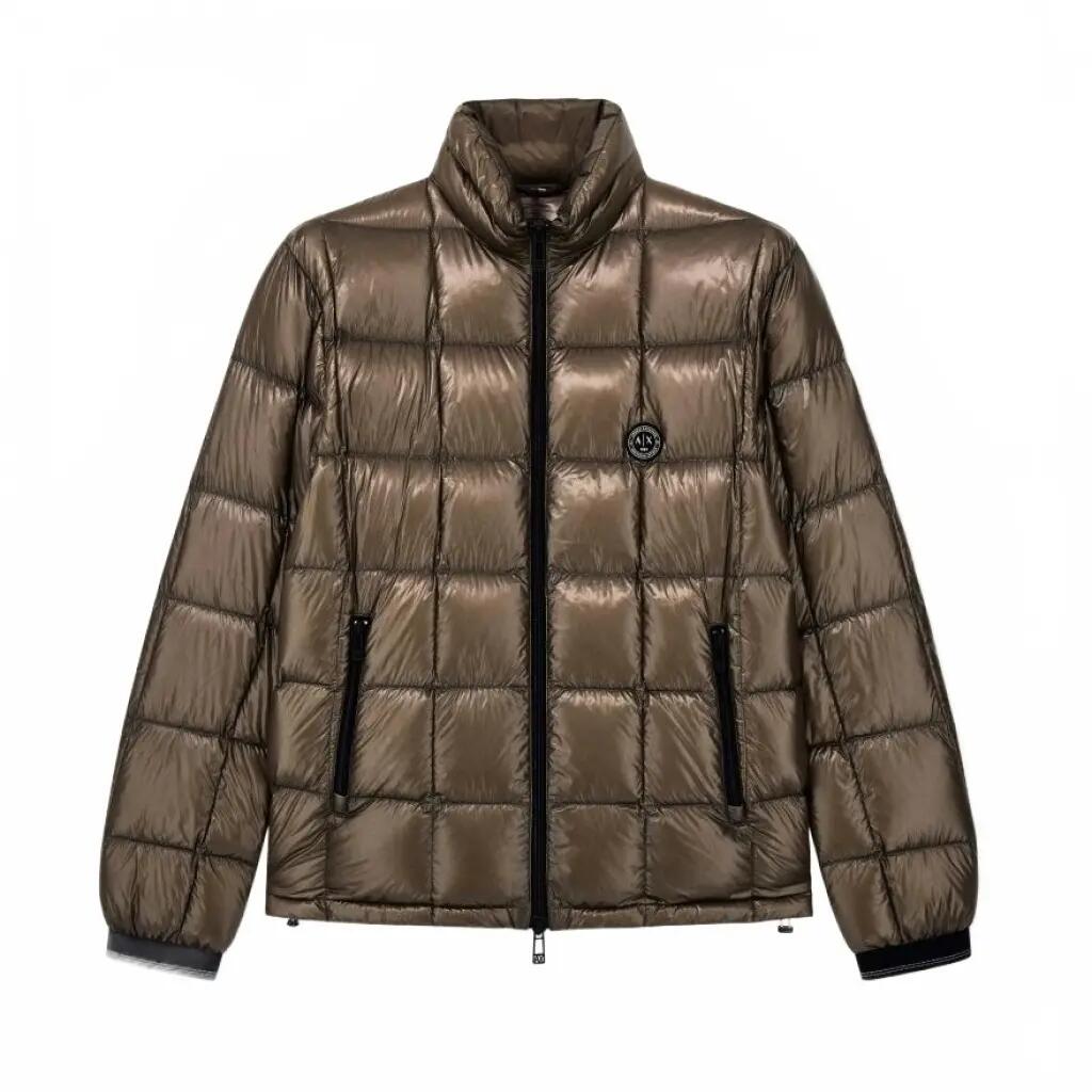 Jaqueta Armani Exchange Modelo Xm003474 Af2375 Down Jacket Cor Bronze 3/5