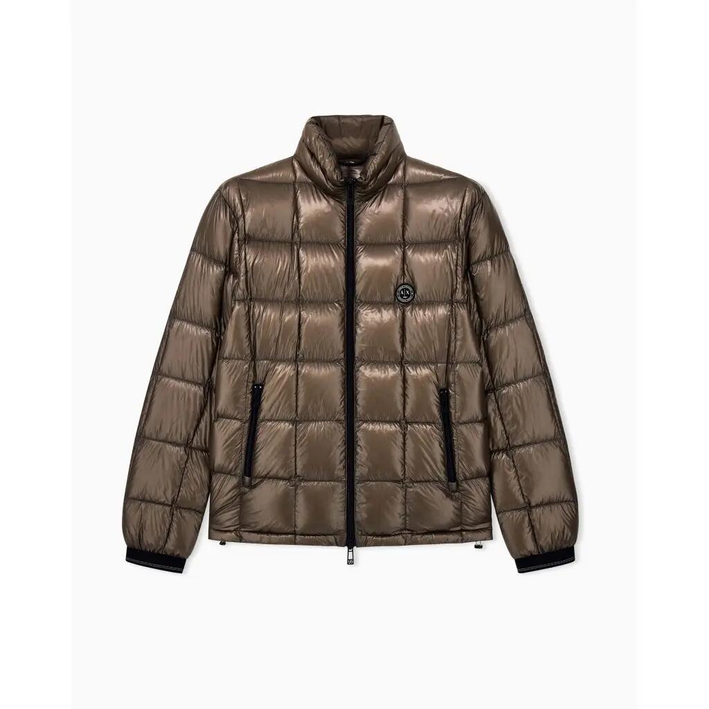 Jaqueta Armani Exchange Modelo Xm003474 Af2375 Down Jacket Cor Bronze 2/5