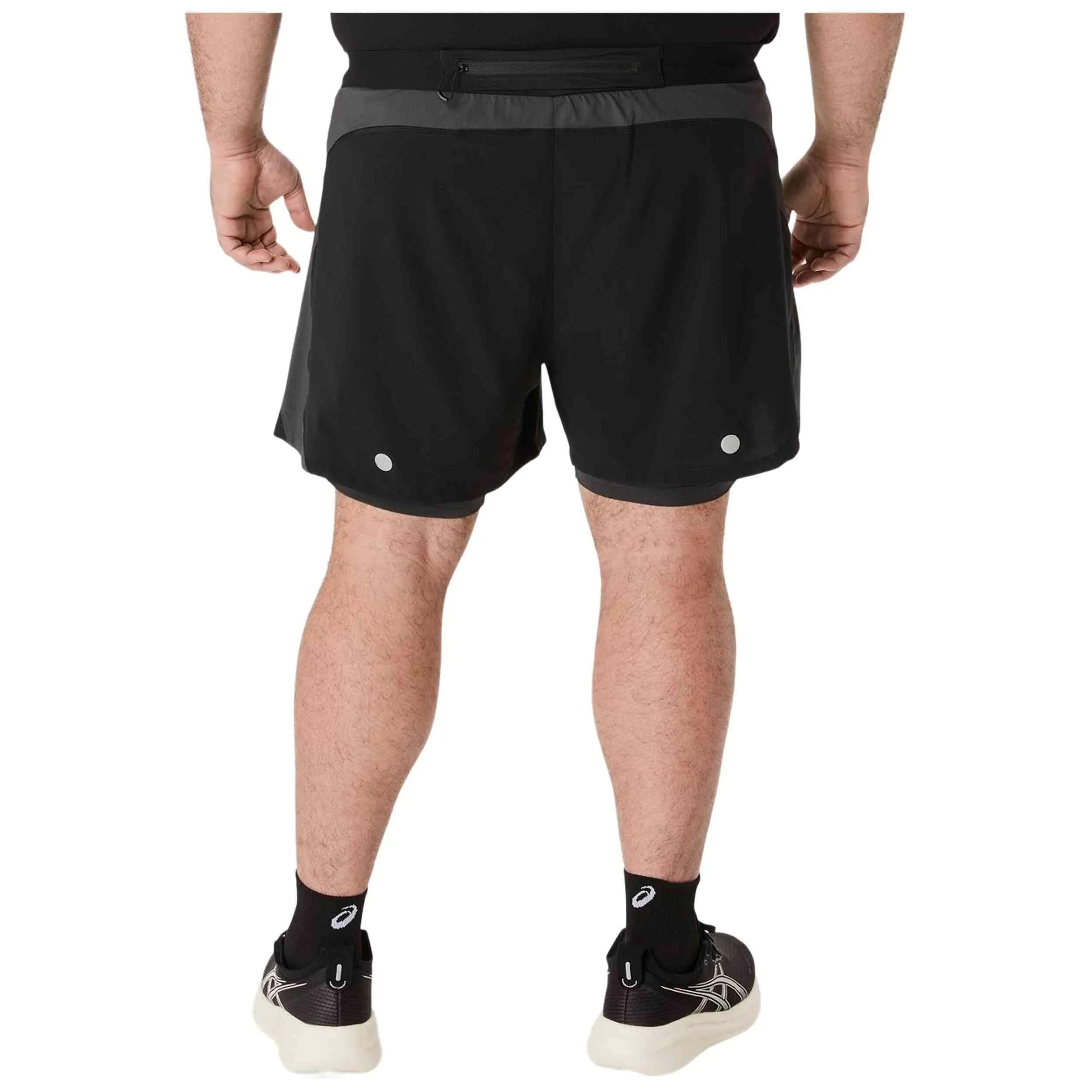 Short Asics modèle Road 2N1 pour homme 3/5
