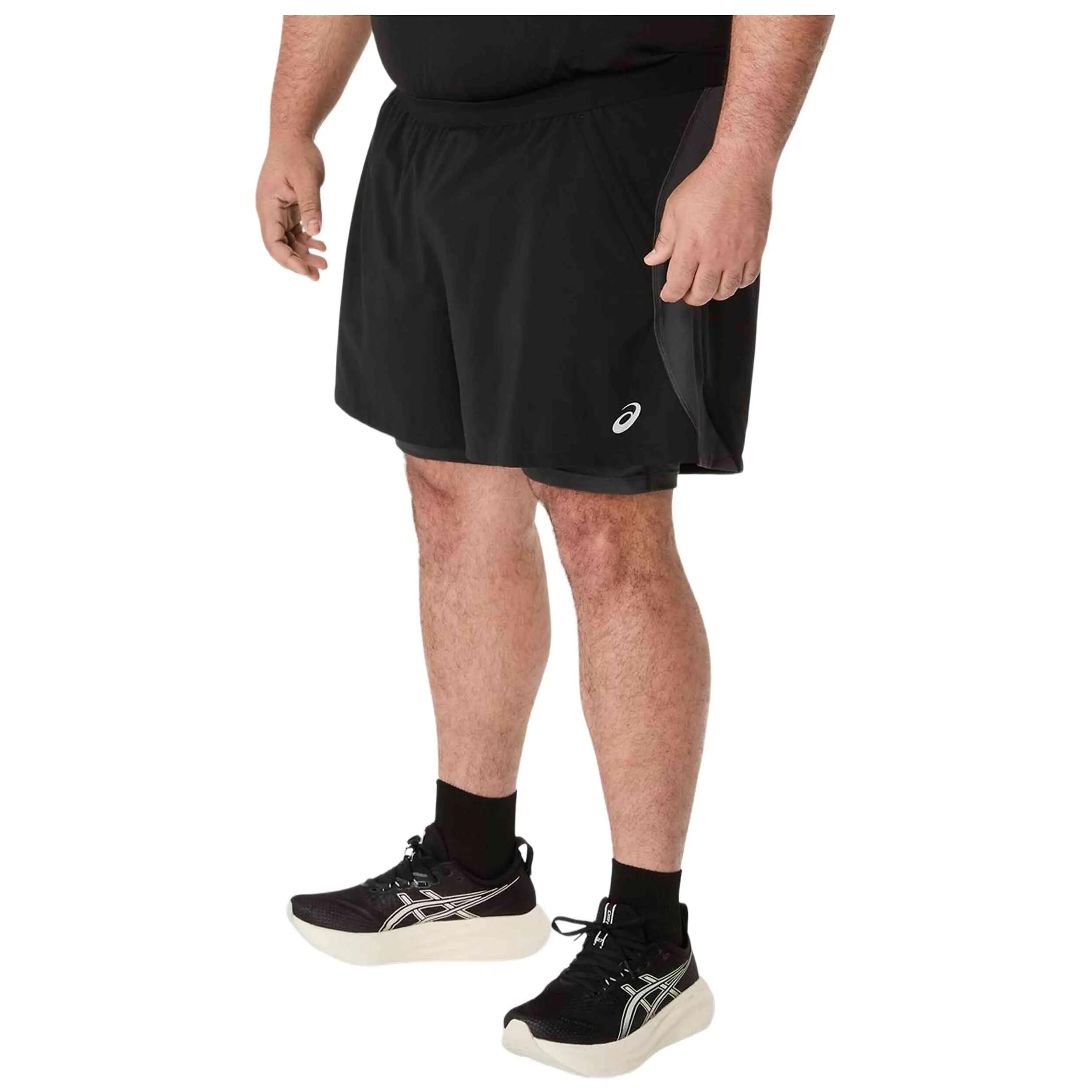 Short Asics modèle Road 2N1 pour homme 2/5