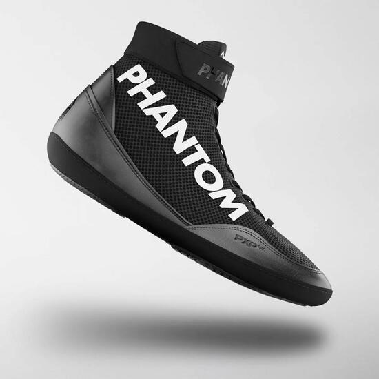 Ringerschuhe Phantom COMBAT Schwarz/Weiss 46