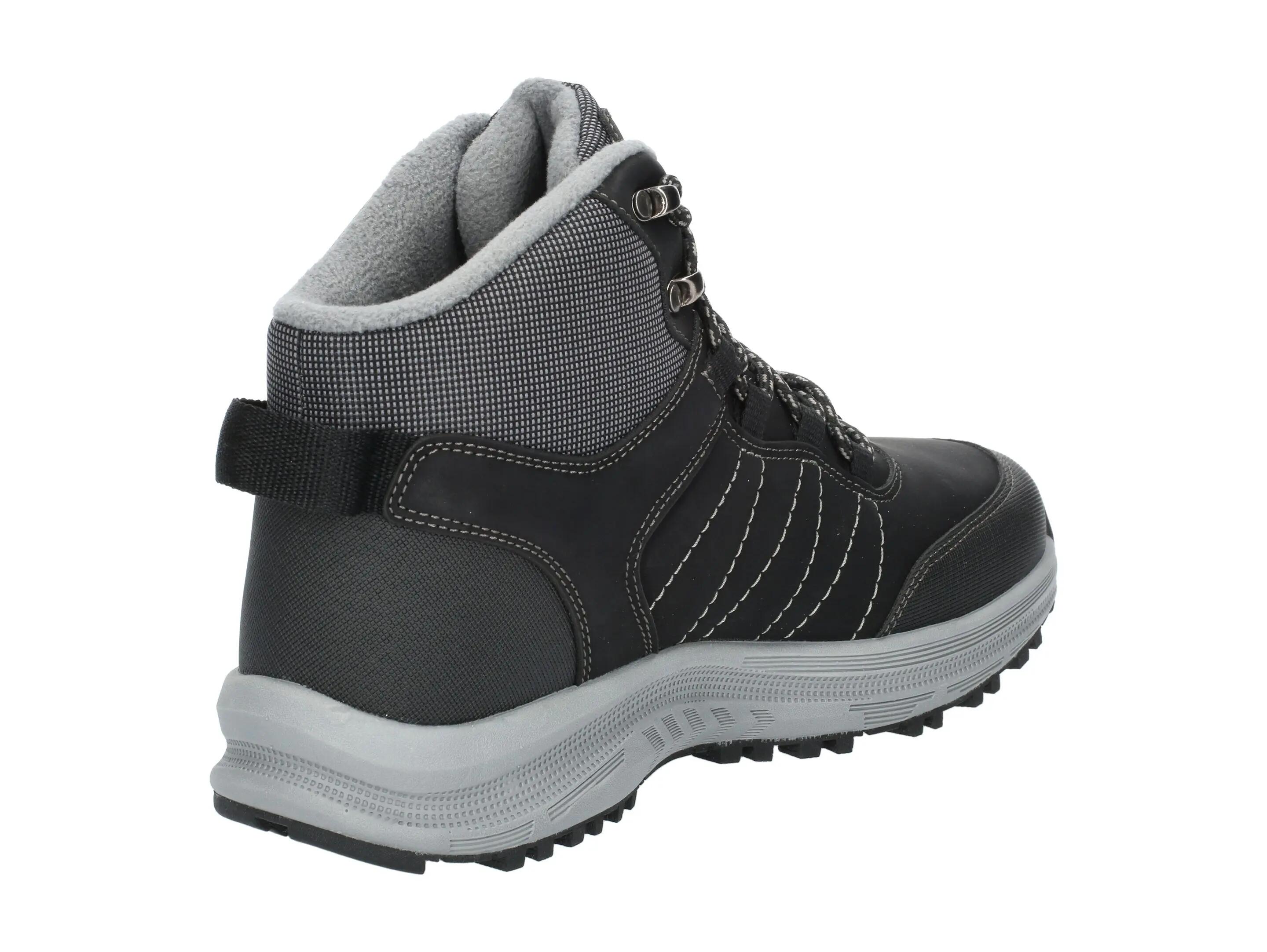 Bottes - loisir - hommes - imperméables, doublure chaude - noir 4/6