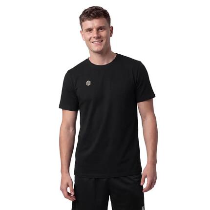 T-shirt manches courtes homme Cotton Tee Black M Noir